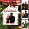 Personalized Couple First Christmas House Ornament NB43 30O58 1