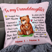 Personalized Granddaughter Pillow NB51 87O53 thumb 1