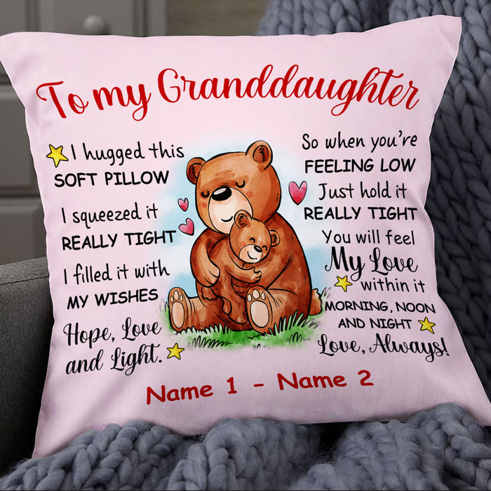 Personalized Granddaughter Pillow NB51 87O53 1