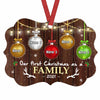 Personalized Christmas As A Family Benelux Ornament NB62 23O57 1
