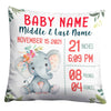 Personalized Baby Elephant Pillow NB61 24O32 thumb 1
