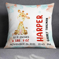 Personalized Baby Birth Announcement Pillow NB57 24O66 thumb 1