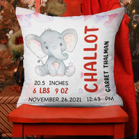 Personalized Baby Birth Announcement Pillow NB57 24O66 thumb 1