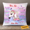 Personalized Daughter Unicorn God Says You Are Pillow NB61 87O58 1