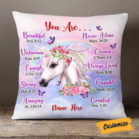 Personalized Daughter Unicorn God Says You Are Pillow NB61 87O58 thumb 1