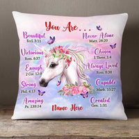 Personalized Daughter Unicorn God Says You Are Pillow NB61 87O58 thumb 1