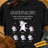 Personalized Mom Grandma Aunt Unicorn T Shirt NB62 81O66 thumb 1