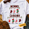 Personalized Mom Grandma Grandkids Son Daughter Stocking T Shirt NB92 30O58 1