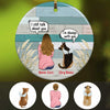 Personalized Dog Memo Conversation Circle Ornament NB63 81O34 1