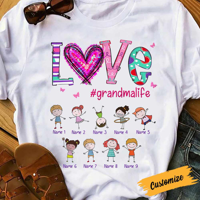 Personalized Love Being Called Grandma Mom T Shirt NB91 81O57 1