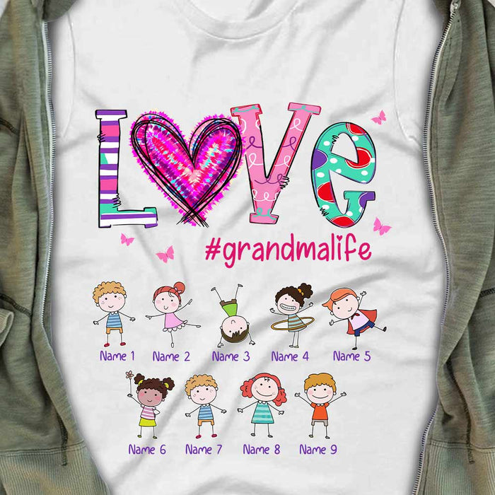 Personalized Love Being Called Grandma Mom T Shirt NB91 81O57 1