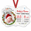 Personalized Baby Elephant First Christmas Benelux Ornament NB81 95O57 thumb 1