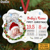 Personalized Baby Elephant First Christmas Benelux Ornament NB81 95O57 1
