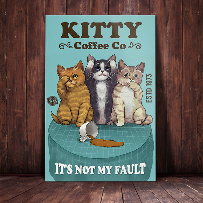 Cat Coffee Company Canvas AP2301 81O61 1