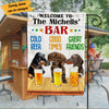 Personalized Dachshund Bar Cold Beer Flag AG181 26O53 1