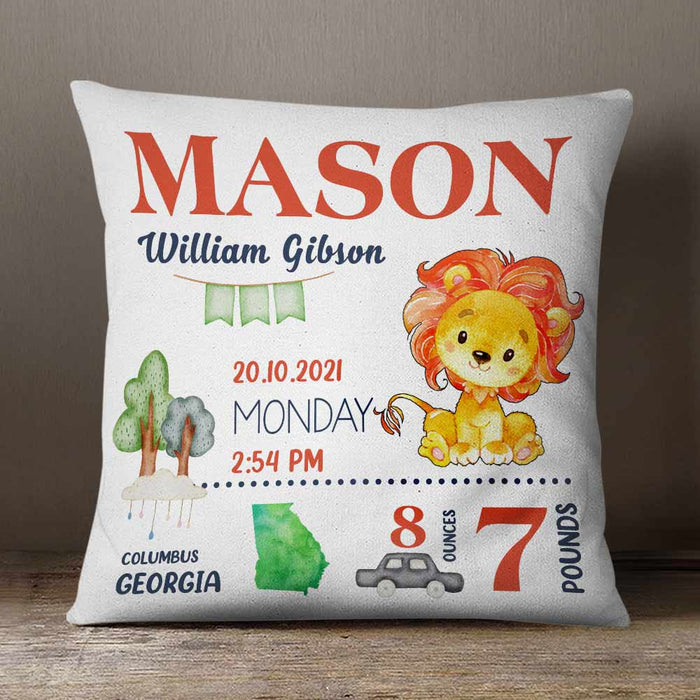 Personalized Baby State Pillow NB89 24O66 1