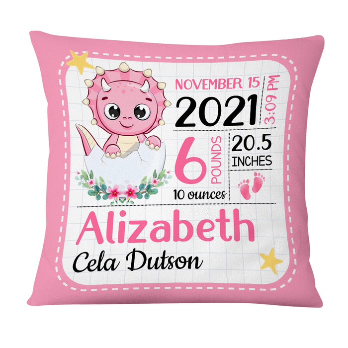 Personalized Baby Dinosaur Pillow NB155 24O47 1