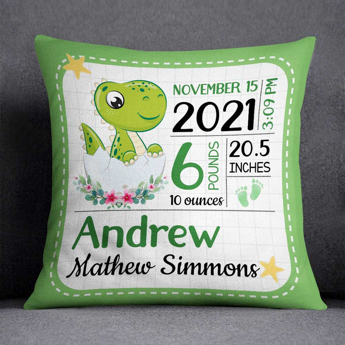 Personalized Baby Dinosaur Pillow NB155 24O47 1