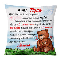 Personalized Italian Grandma Mom Granddaughter Mamma Nonna Figlia Pillow NB91 87O53 thumb 1