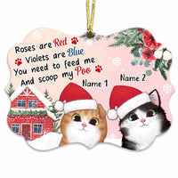 Personalized Christmas Cat Poem Benelux Ornament NB92 26O47 thumb 1