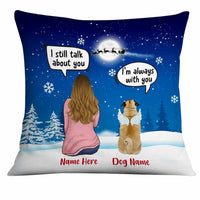 Personalized Dog Memo Christmas Watching Pillow OB252 81O34 thumb 1