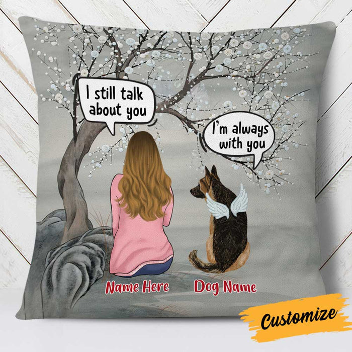Personalized Dog Memo Christmas Watching Pillow OB252 81O34 1