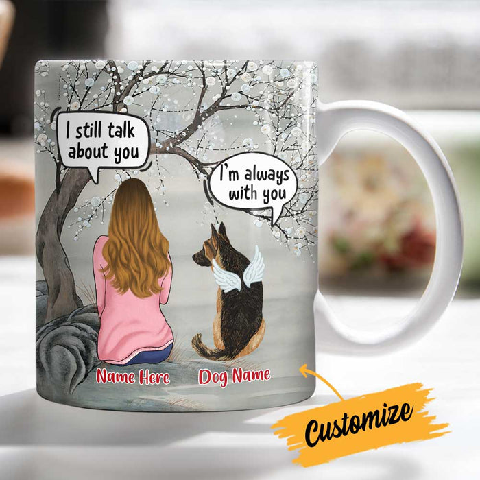 Personalized Dog Memo Christmas Watching Mug OB252 81O34 1