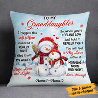 Personalized Granddaughter Christmas Pillow NB104 30O58 thumb 1