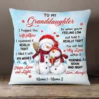 Personalized Granddaughter Christmas Pillow NB104 30O58 thumb 1