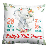 Personalized Baby Mom Grandma Grandson Granddaughter Son Daughter Pillow NB103 24O32 thumb 1