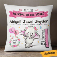 Personalized Elephant Baby Pillow NB1511 24O57 thumb 1