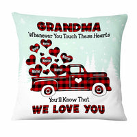 Personalized Grandma We Love You Grandkid Christmas Pillow NB102 23O47 thumb 1