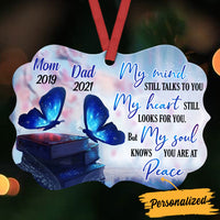 Personalized Memo Butterfly Mom Dad Benelux Ornament NB103 95O36 thumb 1