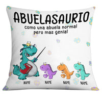 Personalized Mom Grandma Mamá  Abuela Abuelasaurio Spanish Pillow NB122 24O32 thumb 1