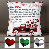Personalized Red Truck Dear Nana Grandma Pillow NB103 85O36 thumb 1