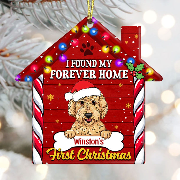 Personalized Dog First Christmas House Ornament NB112 87O53 1