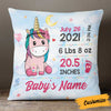 Personalized Baby Unicorn Birth Announcement NB172 24O57 thumb 1