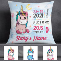 Personalized Baby Unicorn Birth Announcement NB172 24O57 thumb 1