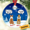 Personalized Memo Dog Conversation Circle Ornament NB114 81O34 1