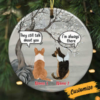 Personalized Memo Dog Conversation Circle Ornament NB114 81O34 thumb 1