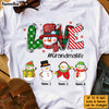Personalized Grandma Christmas Snowman T Shirt NB112 26O47 1