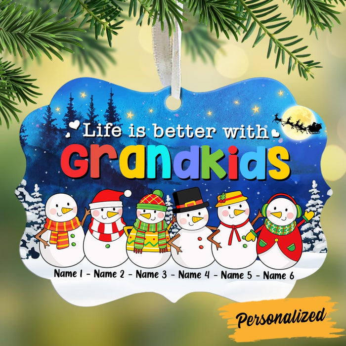 Personalized Christmas Grandma Snowman Benelux Ornament NB123 26O36 1