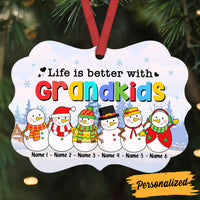 Personalized Christmas Grandma Snowman Benelux Ornament NB123 26O36 thumb 1