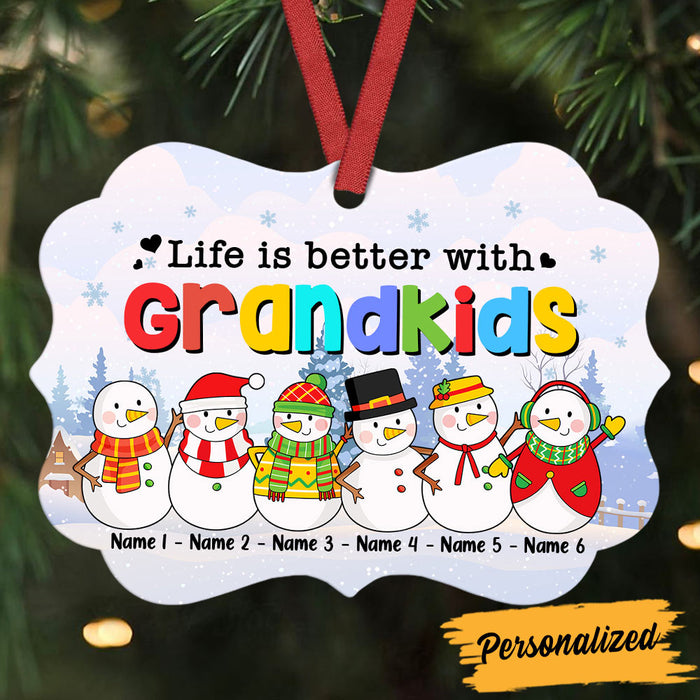 Personalized Christmas Grandma Snowman Benelux Ornament NB123 26O36 1