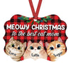 Personalized Cat Dad Mom Christmas Benelux Ornament NB112 85O36 1