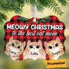 Personalized Cat Dad Mom Christmas Benelux Ornament NB112 85O36 1