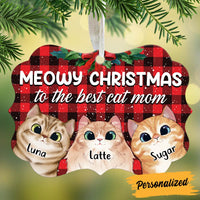Personalized Cat Dad Mom Christmas Benelux Ornament NB112 85O36 thumb 1