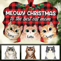 Personalized Cat Dad Mom Christmas Benelux Ornament NB112 85O36 thumb 1