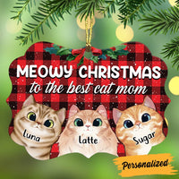 Personalized Cat Dad Mom Christmas Benelux Ornament NB112 85O36 thumb 1