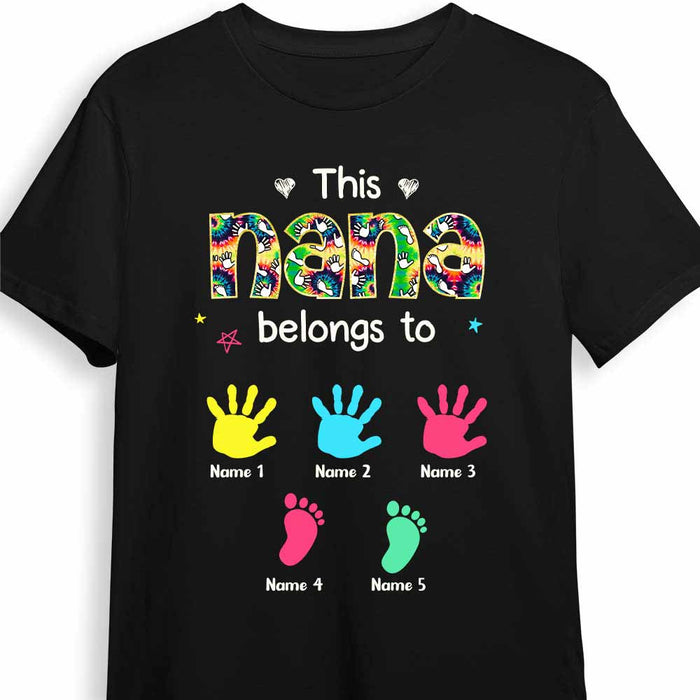 Personalized Grandma Nana Belongs T Shirt NB121 81O57 1